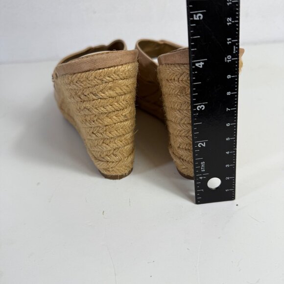 Circus Sam Edelman Bea Espadrille Wedge Bea Sandals Size 7.5 Beige Knot Summer - Picture 10 of 14